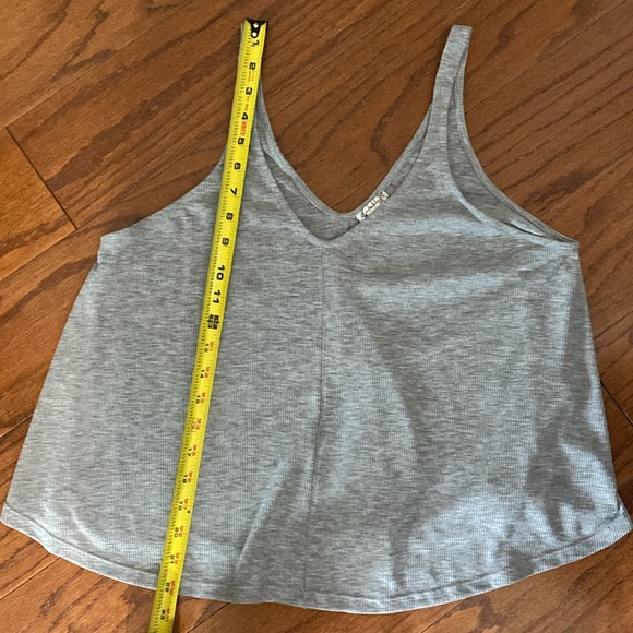 Free People gray ribbed flowing tank top - Size XS - Picture 8 of 9
